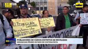 Video: Pobladores de varios distritos llegan a Asunción - ABC Noticias - ABC Color