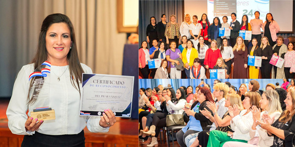 ENTREGAN RECONOCIMIENTO DE HONOR A DEL PILAR VAZQUEZ EN CONGRESO INTERNACIONAL DE MUJERES LÍDERES Y POLÍTICAS - Itapúa Noticias
