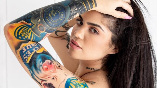 Cuerona se tatuó el escudo de Sportivo Luqueño: "Somos únicos"