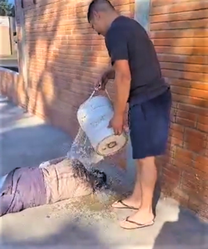 Repudiable acto contra un indígena en Loma Plata