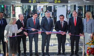 Inauguran obra de ampliación del espigón norte del Aeropuerto Silvio Pettirossi