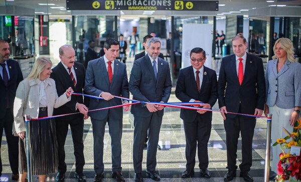 Inauguran obra de ampliación del espigón norte del Aeropuerto Silvio Pettirossi