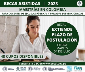 Becal extiende plazo de postulación a 48 becas de Maestrías en Colombia hasta el 4 de julio - .::Agencia IP::.