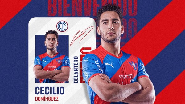 Cerro Porteño presenta a Cecilio Domínguez