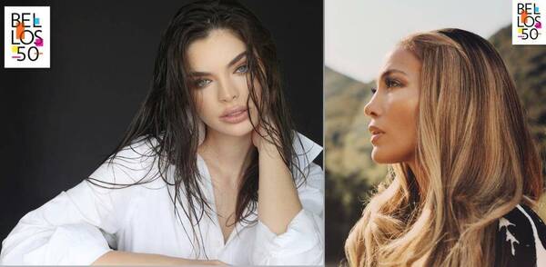 Nadia Ferreira y Jennifer López, entre "Los 50 más bellos" de revista People