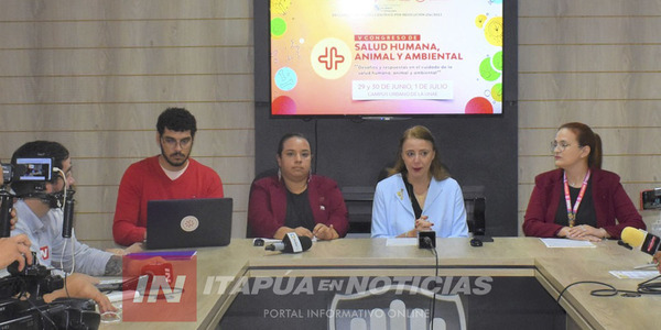 INVITAN AL V CONGRESO DE SALUD HUMANA, ANIMAL Y AMBIENTAL DE LA UNAE - Itapúa Noticias