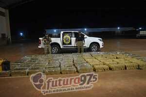 Incautan toneladas de marihuana en Pedro Juan Caballero