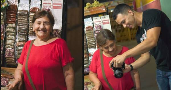 La Nación / Viral: vendedora de yuyos se convirtió en modelo y causó sensación en redes
