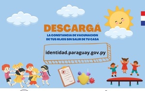 Accede a la libreta digital de vacunación de tus hijos | Lambaré Informativo