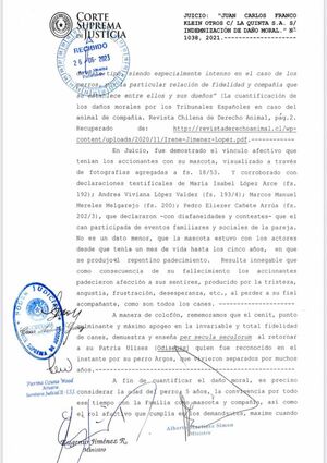 Por primera vez, condenan a pagar indemnización por la muerte de un perro