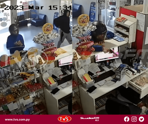 DELINCUENTES ATRACAN LOCAL COMERCIAL EN EL BARRIO SANTA MARÍA