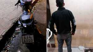 Rápida acción policial permite recuperar motocicleta hurtada