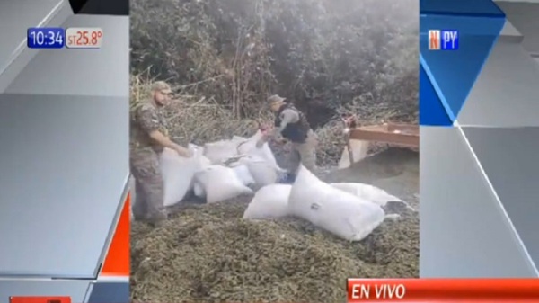 Antinarcóticos incautan 11.000 kilos de drogas - Noticias Paraguay