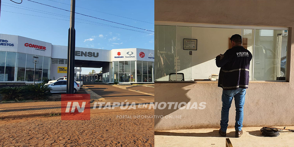 HURTARON ESCÁNERES DEL INTERIOR DE UNA EMPRESA DE AUTOMOTORES EN ENCARNACIÓN - Itapúa Noticias