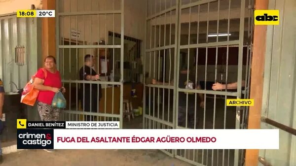 Video: Fuga del asaltante Édgar Agüero Olmedo - Crimen y castigo - ABC Color