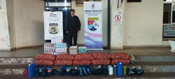 INCAUTAN PRODUCTOS Y CARBURANTES INGRESADOS DE CONTRABANDO EN ENCARNACIÓN
