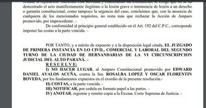 Rechazan amparo contra periodista y triunfa la libertad de prensa
