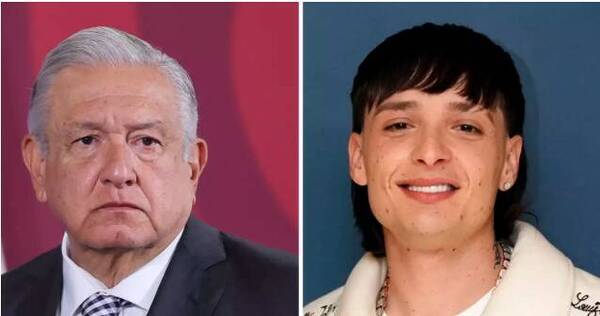 Presidente de México laló contra "Peso Pluma"