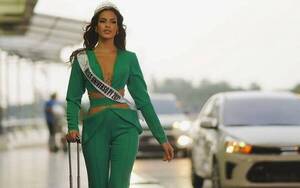 Nuestra reina para Miss Universo dejó Paraguay y volvió a España
