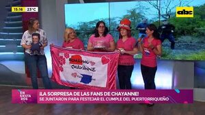 Video: ¡La sorpresa de las fans de Chayanne al artista!  - Ensiestados - ABC Color