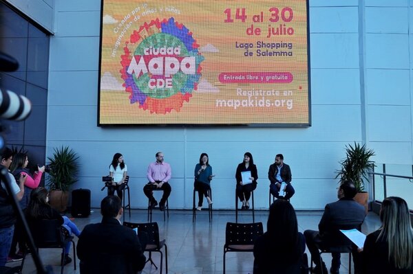 Presentan exposición de arte infantil “Ciudad Mapa” en Alto Paraná