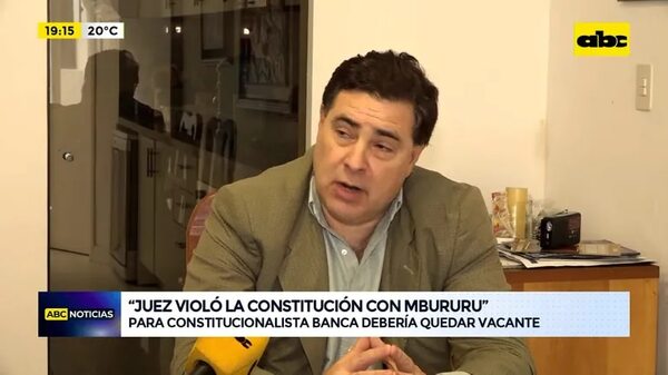 Video: ‘’Juez violó la constitución con Mbururu’' - ABC Noticias - ABC Color