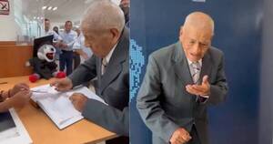 La Nación / Viral: hombre de 86 años culminó la universidad y emocionó a internautas