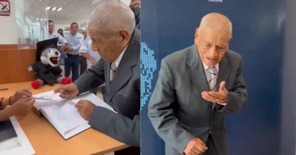 La Nación / Viral: hombre de 86 años culminó la universidad y emocionó a internautas