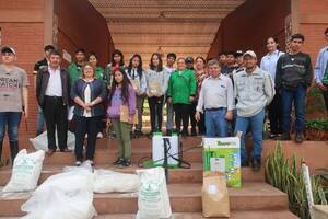 RECIBIERON ENTREGAN INSUMOS PARA HUERTAS DE INSTITUCIONES EDUCATIVAS INDÍGENAS DE TRINIDAD