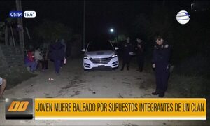 Asunción: Joven muere baleado por supuestos integrantes de un clan | Telefuturo
