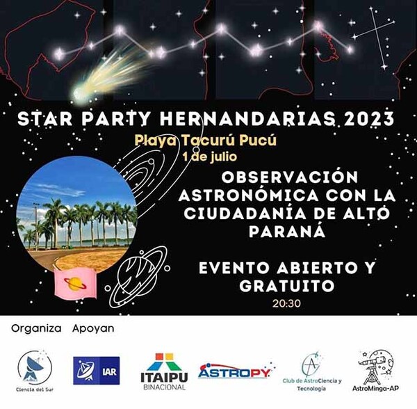 Festival de la Ciencia comienza hoy en la Playa Tacurú Pucú de Hernandarias | DIARIO PRIMERA PLANA