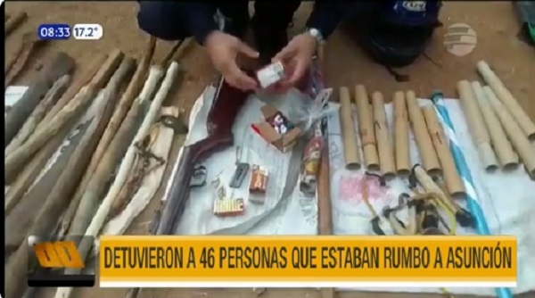 Detienen a 46 personas que viajaban a Asunción para manifestarse