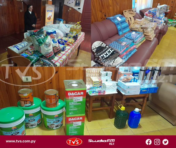 LA UNIVERSIDAD AUTÓNOMA DE ENCARNACIÓN HIZO ENTREGA DE LAS DONACIONES REUNIDAS EN LA CORRECAMINATA SOLIDARIA