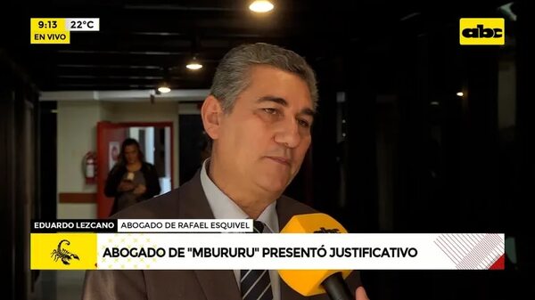 Video: “Mbururu” presentó justificativo - ABC Noticias - ABC Color