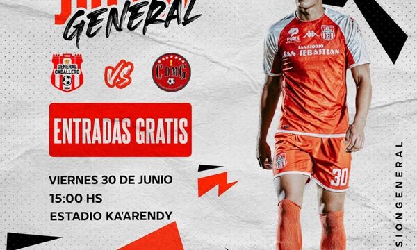 General Caballero medirá a Minga Guazú en amistoso