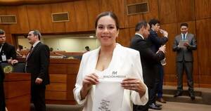La Nación / Johanna Ortega busca impulsar mayor participación femenina en la política