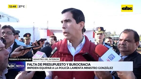 Video: Impiden equipar a la Policía, lamenta ministro González - ABC Noticias - ABC Color