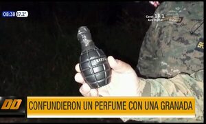 Confundieron un perfume con una granada en Pedro Juan Caballero | Telefuturo