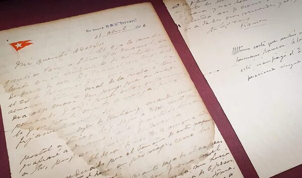 Carta enviada desde el Titanic por un pasajero uruguayo es subastada en 12.000 dólares - Mundo - ABC Color