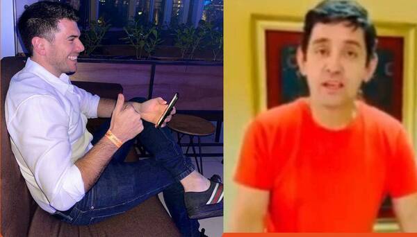 Apareció en un video el que le reclama un platal a Carlitos Viveros