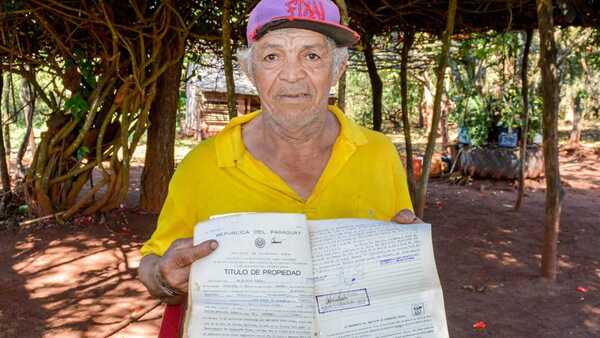 Humilde agricultor casi pierde su finca en San Rafael del Paraná