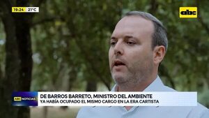 Video: Designan a Rolando Barros como ministro del Ambiente - ABC Noticias - ABC Color