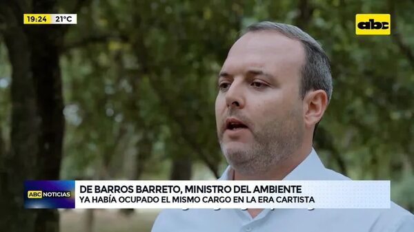 Video: Designan a Rolando Barros como ministro del Ambiente - ABC Noticias - ABC Color