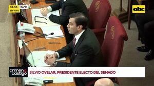 Video: Silvio Ovelar es presidente de la Cámara de Senadores - Crimen y castigo - ABC Color