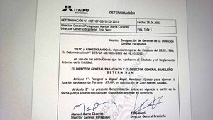 Designan a Miguel Ángel Mendoza como nuevo asesor de Turismo de Itaipú Binacional | DIARIO PRIMERA PLANA