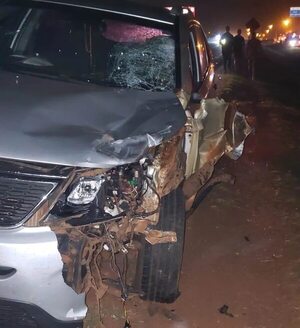 Choque entre camioneta y moto deja un muerto  - ABC en el Este - ABC Color