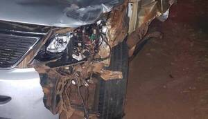 ¿Iba en contramano? Motoca chocó por camioneta y ñanderejaite