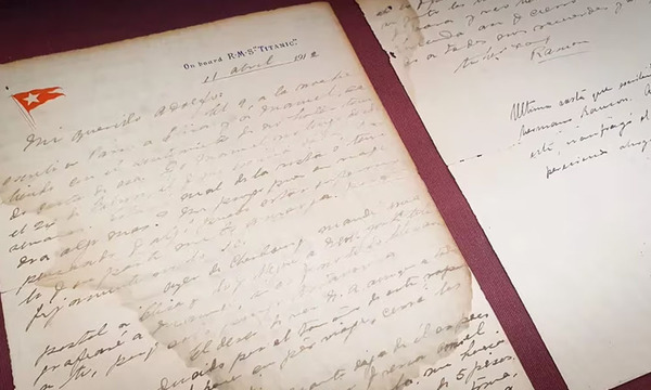 Carta enviada desde el Titanic por un pasajero uruguayo es subastada en 12.000 dólares - OviedoPress