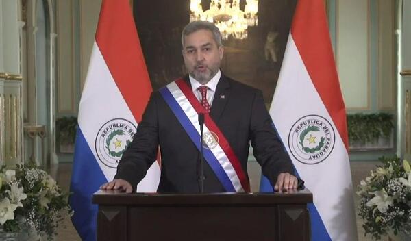 Mario Abdo destaca su compromiso con la institucionalidad en su último informe presidencial | 1000 Noticias