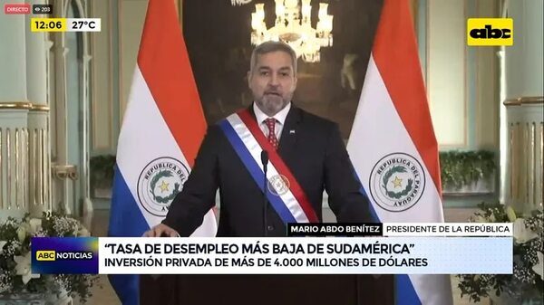 Video: “Tasa de desempleo más baja de Sudamérica” - ABC Noticias - ABC Color